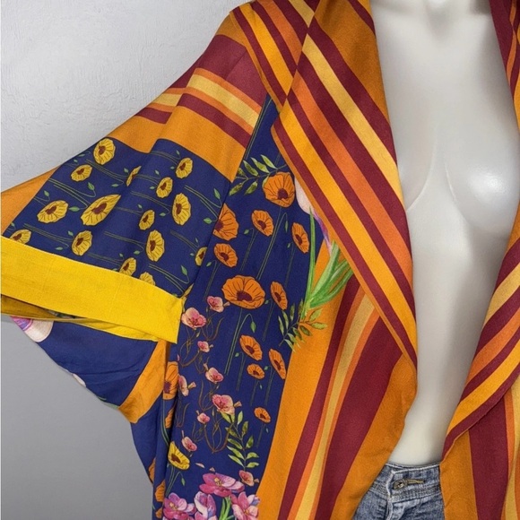 Free People Beach Comber Print Swim Cover Up Women’s All Tous (OS) - Picture 4 of 6